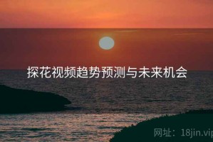 探花视频趋势预测与未来机会
