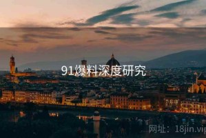 91爆料深度研究