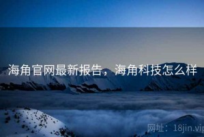 海角官网最新报告，海角科技怎么样