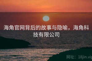 海角官网背后的故事与隐喻，海角科技有限公司