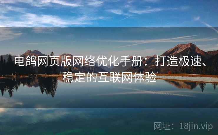 电鸽网页版网络优化手册：打造极速、稳定的互联网体验